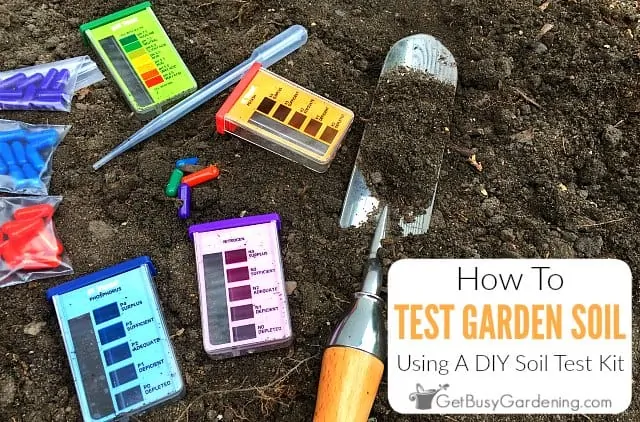 Garden soil testing